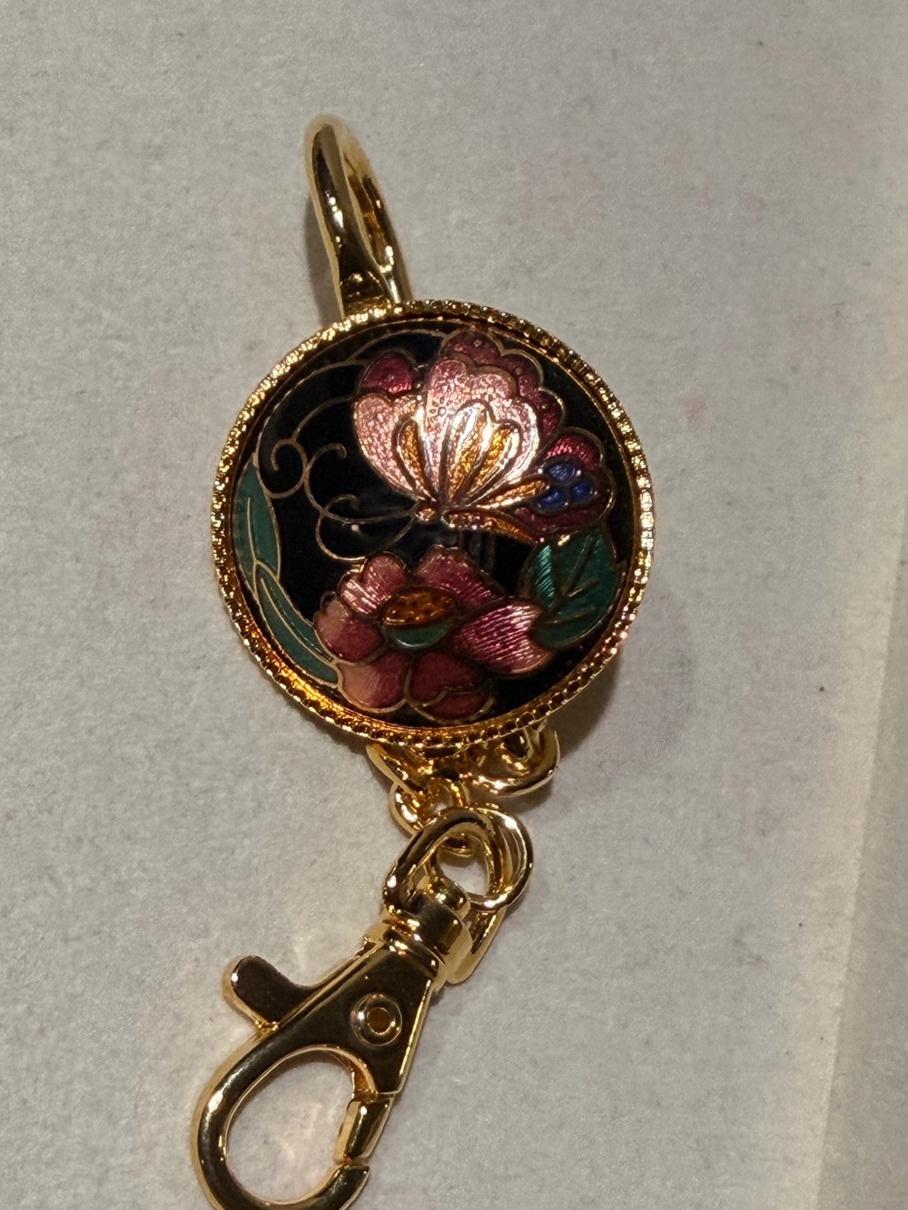 Vintage keychain or purse charm